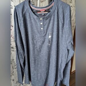 Tommy Hilfiger Navy Long Sleeve Henley